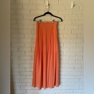 Maeve Vibrant Orange Maxi Skirt
